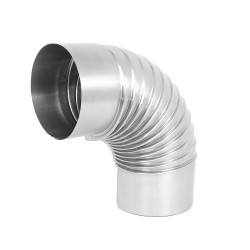 Steel Flue Elbow - 90°